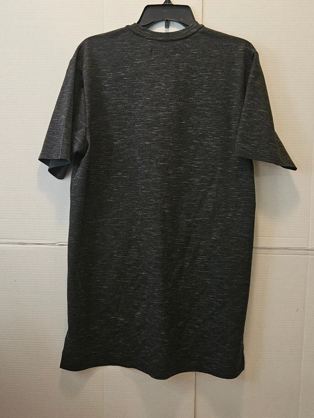 Men's Jordan Lux Tech Fleece Midweight Crewneck T-Shirt - Black Space-dye - M